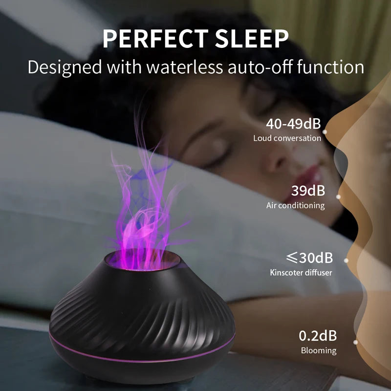 IgnisFlame™ LED Volcano Humidifier